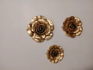 تجریه خرید دیوارکوب کوپرتینو طرح گل رز کد 6869C مجموعه 3 عددی