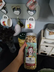 تجریه خرید موسلی گرانولا بادام و کرنبری چاربان - 380 گرم