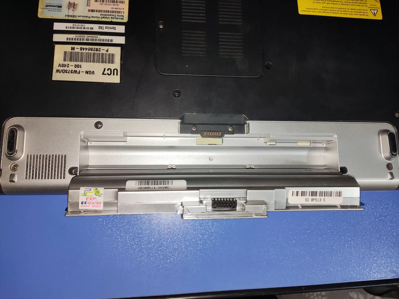 باتری 6 سلولی مدل vgp-bps13 مناسب برای لپ تاپ سونی