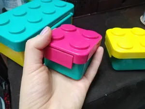 تجریه خرید ظرف غذای 3 تکه کودک هوکیا مدل پازلی