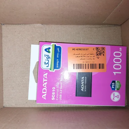 حافظه اس اس دی اکسترنال ای دیتا مدل SC750 ظرفیت یک ترابایت