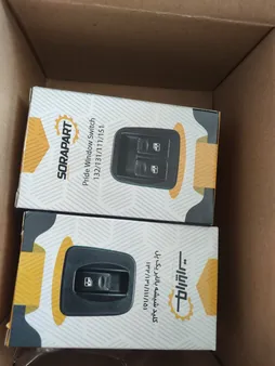 کلید شیشه بالابر کد 34 مناسب برای پراید بسته 2 عددی