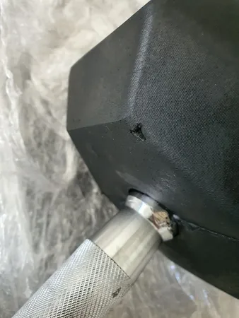 دمبل بدنسازی شش ضلعی 17.5 کیلوگرمی بسته 2 عددی