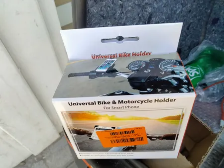 پایه نگهدارنده موبایل مناسب موتور و دوچرخه چهار گوشه مدل Universal Bike Holder