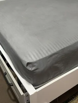 ملحفه مدل کشدوز هتلی یک نفره سایز 200×120 سانتی متر