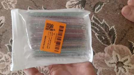 عقب زن ناخن مدل پلاستیکی اکلیلی بسته 50 عددی