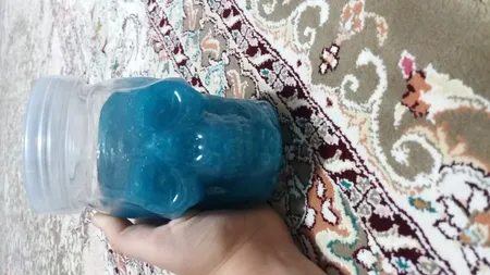 ژل بازی واتر اسلایم تپلی مدل شب تاب اسکلتی