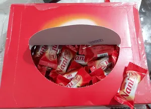 تجریه خرید شکلات مغز دار نانی شیرین عسل -800 گرم بسته 100 عددی