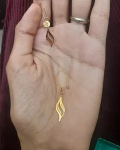 تجریه خرید گوشواره طلا 18 عیار زنانه گالری گیرا کد 112