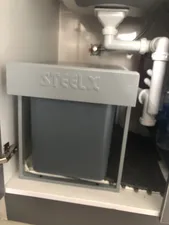 تجریه خرید سطل زباله کابینتی مدل استیل ایکس