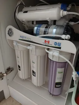 دستگاه تصفیه کننده آب آکوآ اسپرینگ مدل UF - SF4050 به همراه فیلتر 3 عددی