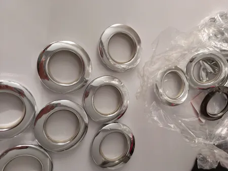 حلقه پرده مدل پانچ بسته 25 عددی