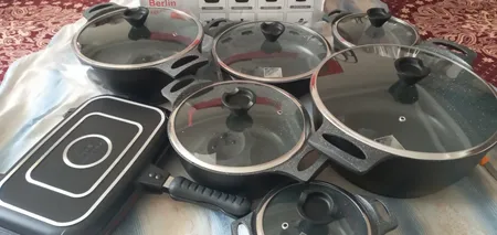 سرویس قابلمه 16 پارچه هوم کینگ مدل Granite Plus