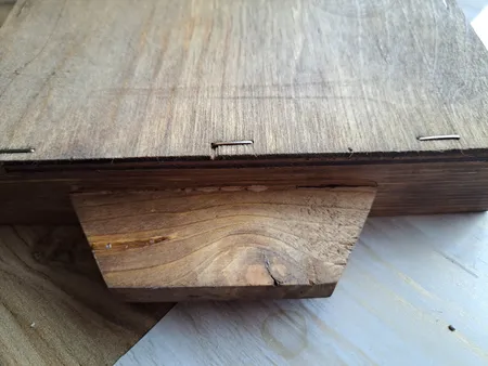 سینی پذیرایی چوبی مدل MS004