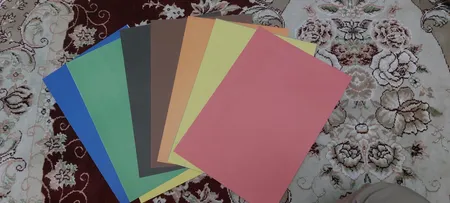 مقوا رنگی تیما کد BG سایز 25x35 سانتی متر بسته 50 عددی