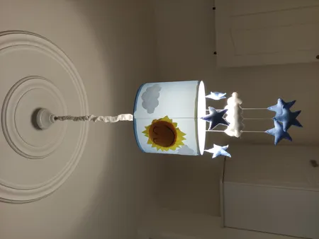 لوستر کودک تابنده مدل آفتاب