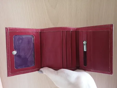 کیف پول چرم آرا کد jk008