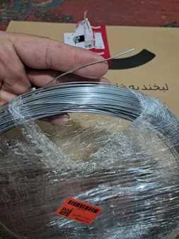 مفتول بسته بندی مدل گالوانیزه وزن 1 کیلوگرم