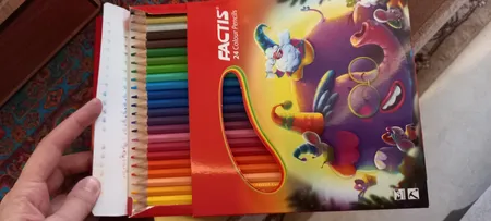 مداد رنگی 24 رنگ فکتیس طرح فیل مهربان