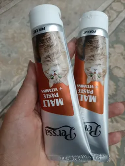 خمیر مالت گربه پرسا مدل MALT PASTE VITAMINS وزن 100 گرم بسته 2 عددی