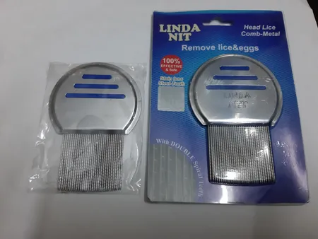 شانه ضد شپش لیندا نیت مدل تمام استیل پاک کننده تخم شپش