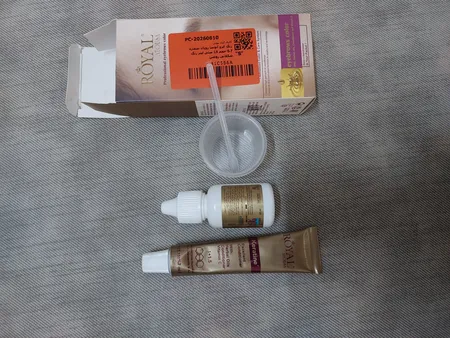 رنگ ابرو آتوسا رویال شماره 0.7 حجم 15 میلی لیتر رنگ شکلاتی روشن