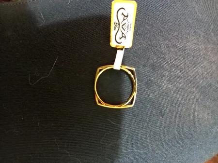 انگشتر طلا 18 عیار زنانه طلای مستجابی کد 670192