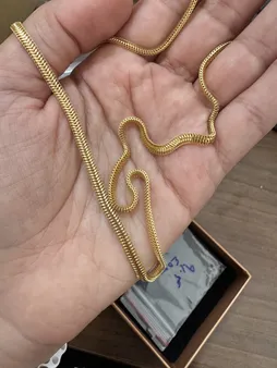 گردنبند طلا 18 عیار زنانه طلای مستجابی مدل آرتا کد 01