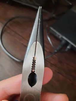 انبر دم باریک نووا مدل NTP-8009 سایز 8 اینچ