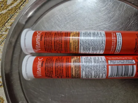 قرص جوشان ویتامین ث با طعم پرتقال  هلث اید - 1000 میلی گرم بسته 20 عددی