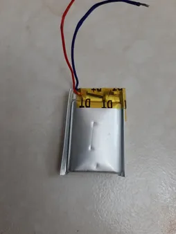 باتری لیتیوم یون مدل 602030 ظرفیت 300 میلی آمپر ساعت