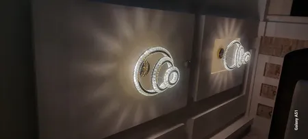 لوستر ام کی ای لایتینگ مدل کریستالی مدرن کد CR-3S