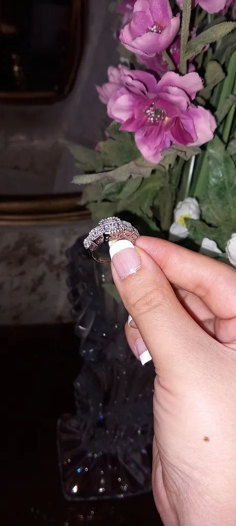 انگشتر نقره زنانه جی تی ای مدل 132