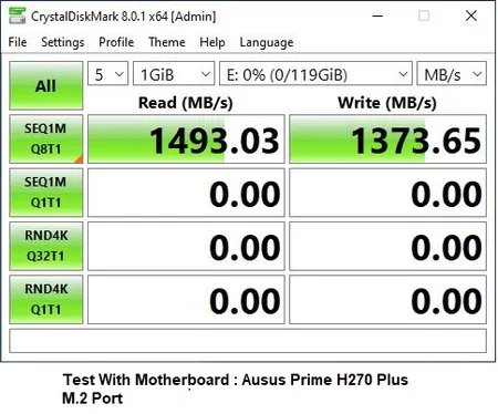اس اس دی اینترنال PCIe Gen3 x4 ایکس انرژی مدل FALCON ظرفیت 128 گیگابایت