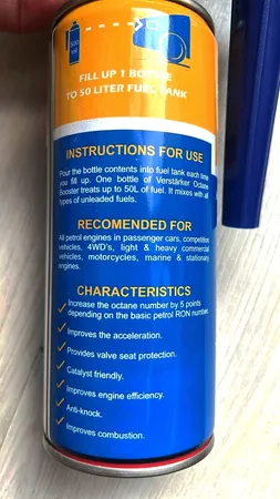 اکتان بوستر فرشتارکر مدل رگولار حجم 500 میلی لیتر