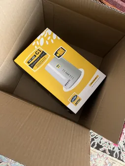 مودم TD-LTE ایرانسل مدل رومیزی TF-i60 G1 به همراه سیم دوقلو و 300 گیگ اینترنت 6 ماهه