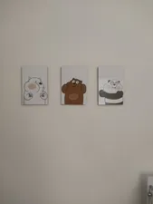 تجریه خرید تابلو اتاق کودک آرت سون مدل K006 مجموعه 3 عددی