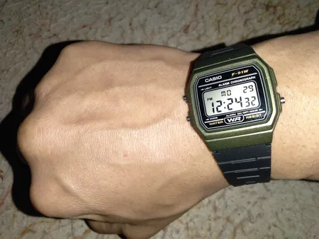 ساعت مچی دیجیتالی کاسیو جی شاک مدل F-91WM-3ADF