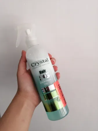 ماسک مو دو فاز کریستال مدل Macadamia Oil حجم 250 میلی لیتر