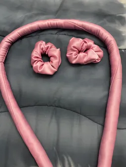 بیگودی مدل کرلی روبان به همراه کش مو بسته 2 عددی