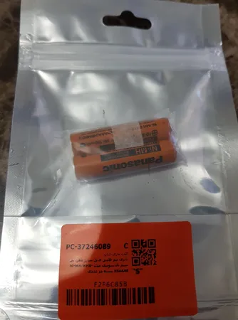 باتری نیم قلمی قابل شارژ تلفن بی سیم پاناسونیک مدل Ni-MH/HHR-55AAAB بسته دو عددی