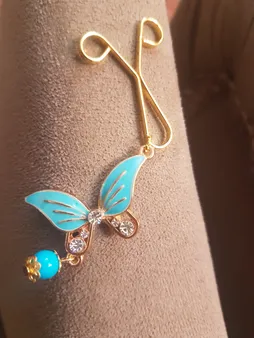 گیره روسری مهسیما مدل butterfly