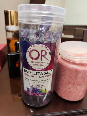 نمک حمام اور مدل Lavender وزن 800 گرم