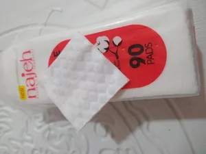 تجریه خرید پد پاک کننده آرایش صورت ناژه مدل Double Press بسته 90 عددی