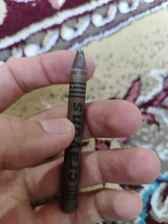 مداد شمعی 12رنگ کد 1001