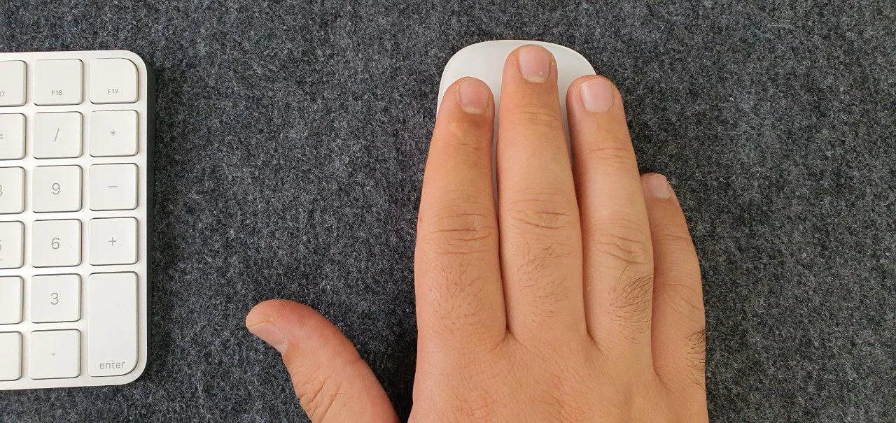 ماوس بی سیم اپل مدل Magic Mouse 2021 A1657 ماوس بی سیم اپل مدل Magic Mouse 2021 A1657