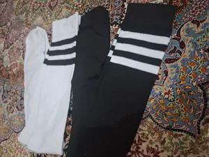 تجریه خرید جوراب ساق بلند زنانه تن پوش هنگامه مدل بالا زانو رینگی مجموعه 2 عددی