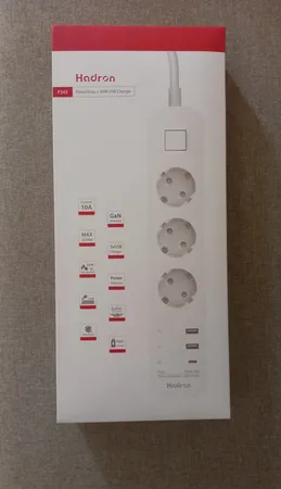 چندراهی برق هادرون مدل P343 مجهز به شارژر 30 وات