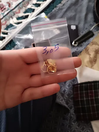 گوشواره طلا 18 عیار زنانه طلای مستجابی کد 670151