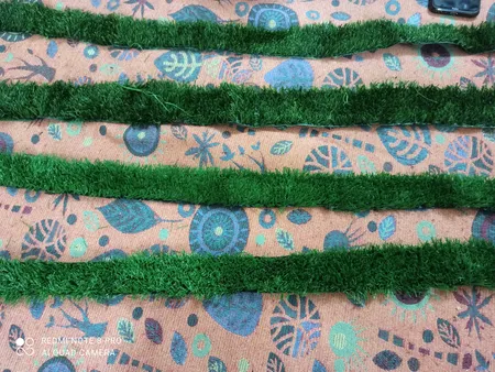 چمن مصنوعی نواری مدل A-2.5 بسته 2 عددی